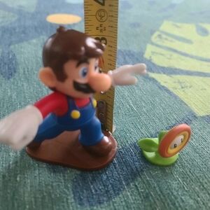Super Mario Action Figure with Fire Flower